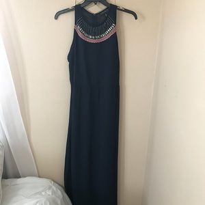 Forever 21 Long Navy Dress